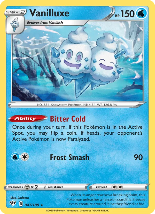 Vanilluxe Escuridão Incandescente 47/189
