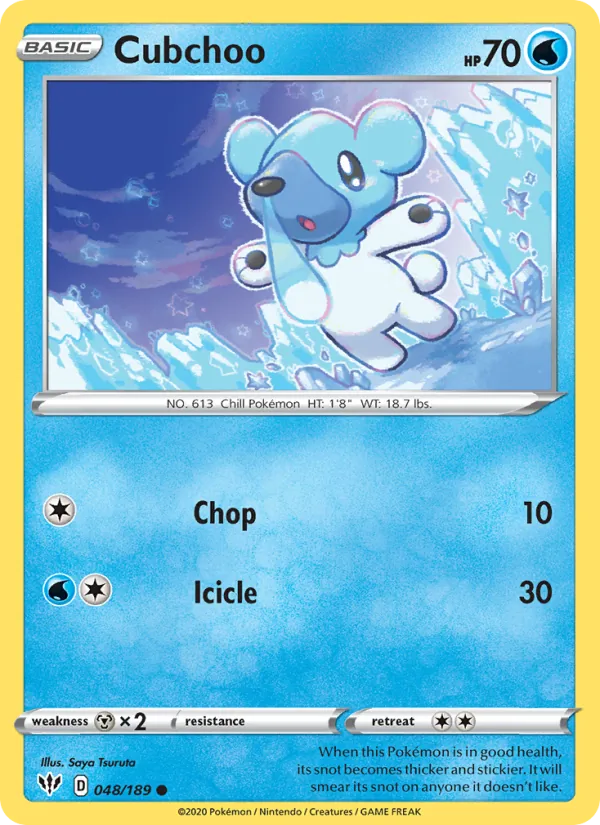 Cubchoo Darkness Ablaze 48/189