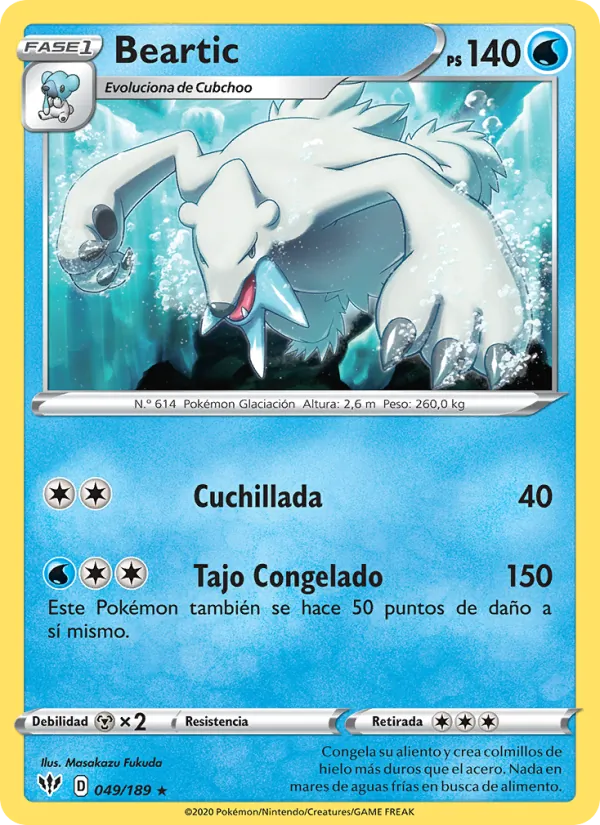 Beartic Oscuridad Incandescente 49/189