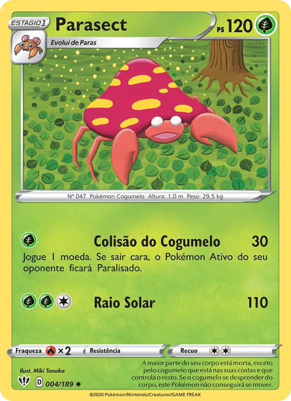 Parasect Escuridão Incandescente 4/189