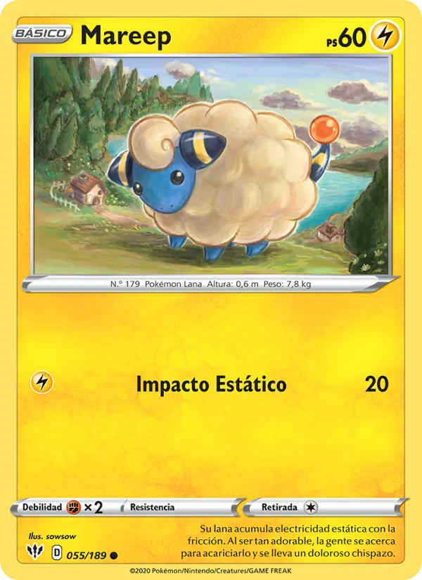 Mareep Oscuridad Incandescente 55/189