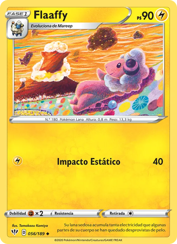 Flaaffy Oscuridad Incandescente 56/189