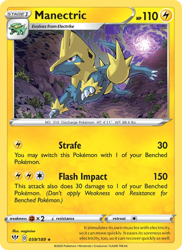 Manectric Darkness Ablaze 59/189
