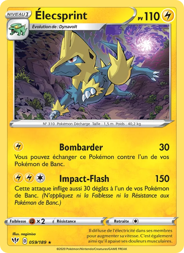 Élecsprint Ténèbres Embrasées 59/189