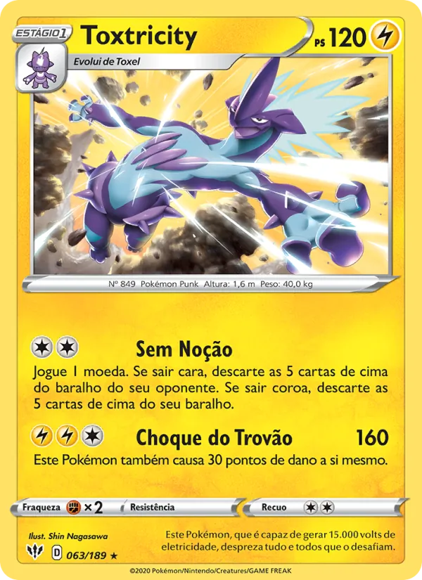 Toxtricity Escuridão Incandescente 63/189