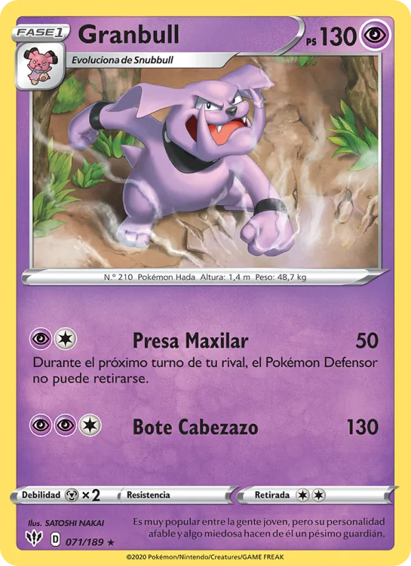 Granbull Oscuridad Incandescente 71/189