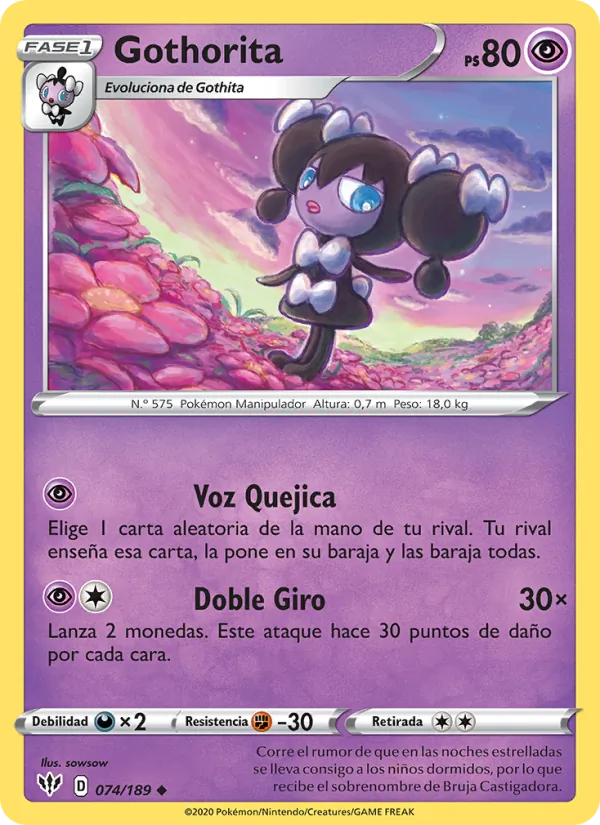 Gothorita Oscuridad Incandescente 74/189