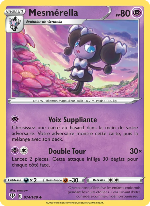Mesmérella Ténèbres Embrasées 74/189