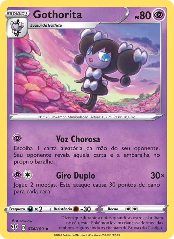 Gothorita Escuridão Incandescente 74/189