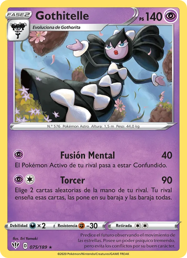 Gothitelle Oscuridad Incandescente 75/189