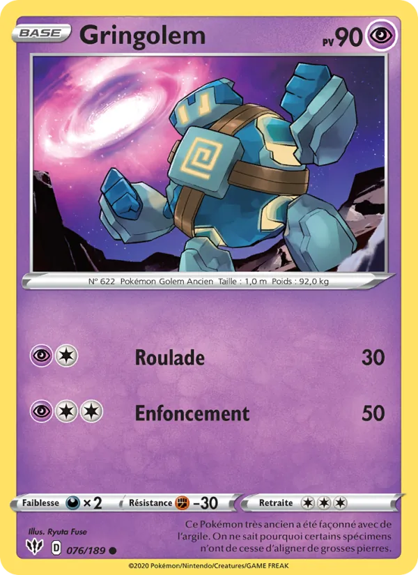 Gringolem Ténèbres Embrasées 76/189