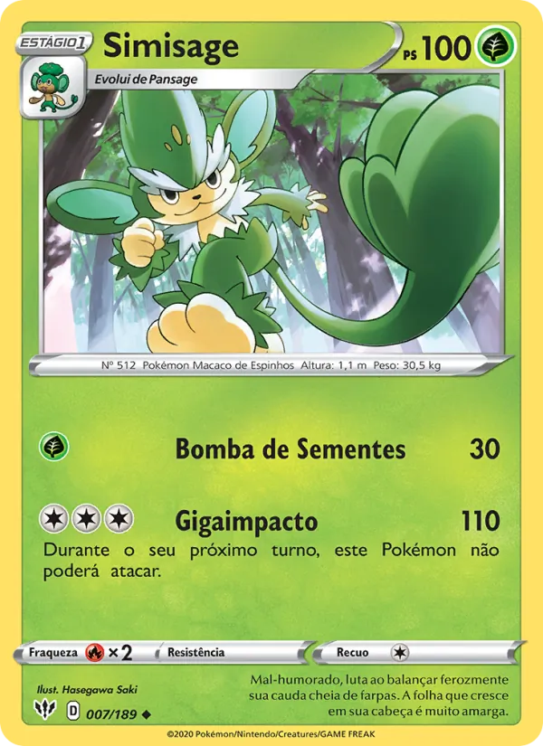 Simisage Escuridão Incandescente 7/189