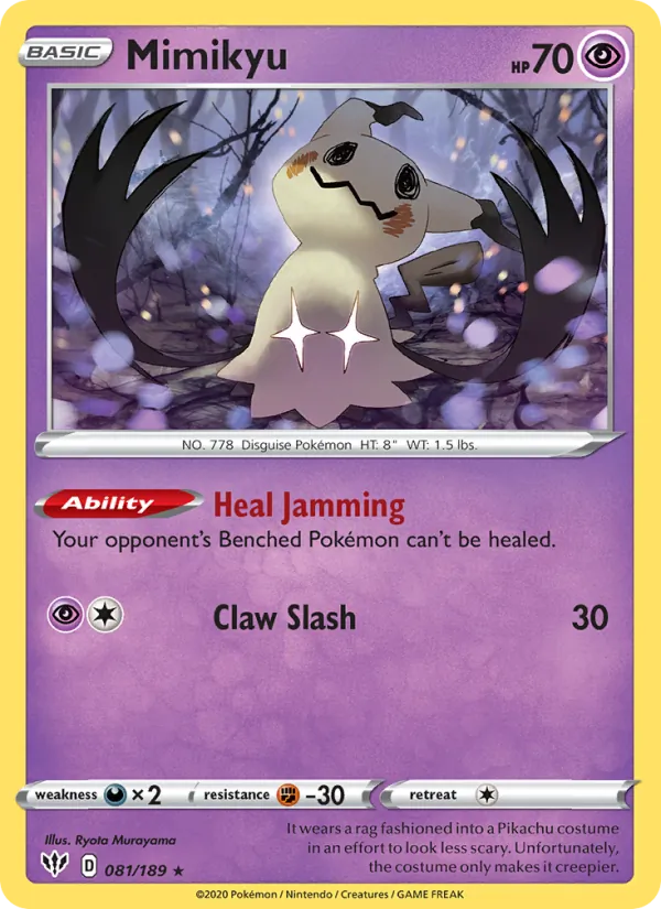 Mimikyu Darkness Ablaze 81/189