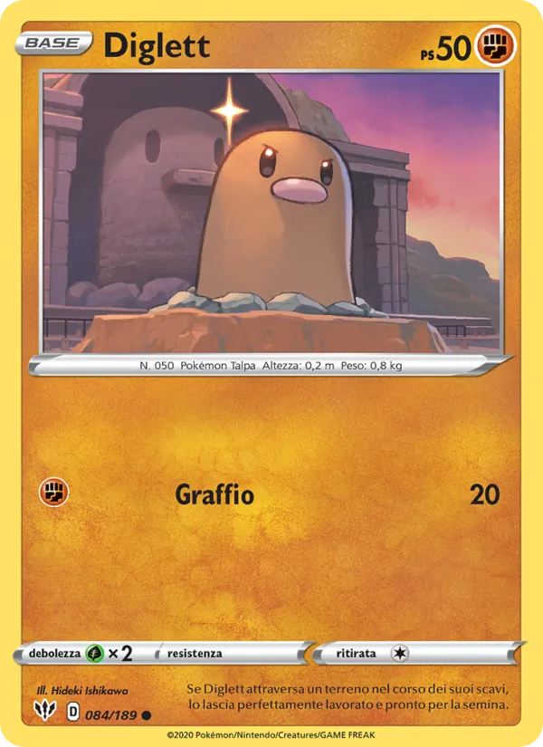 Diglett Fiamme Oscure 84/189