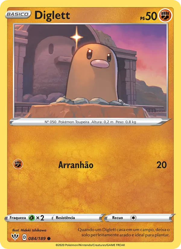 Diglett Escuridão Incandescente 84/189