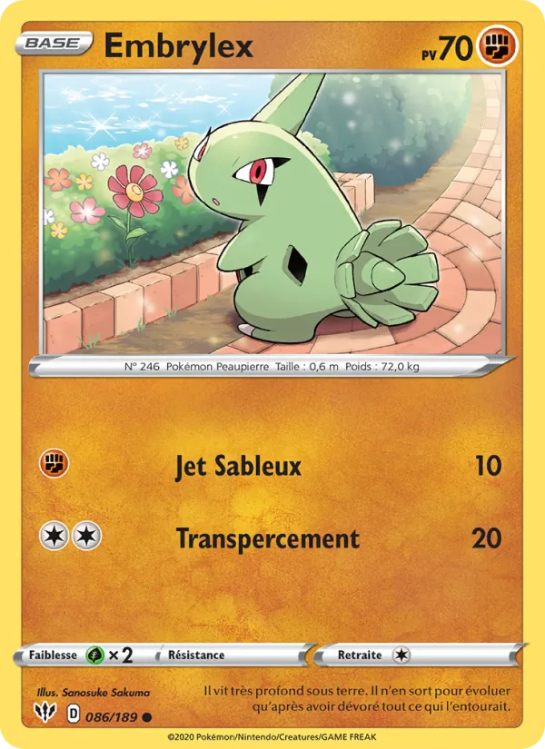 Embrylex Ténèbres Embrasées 86/189