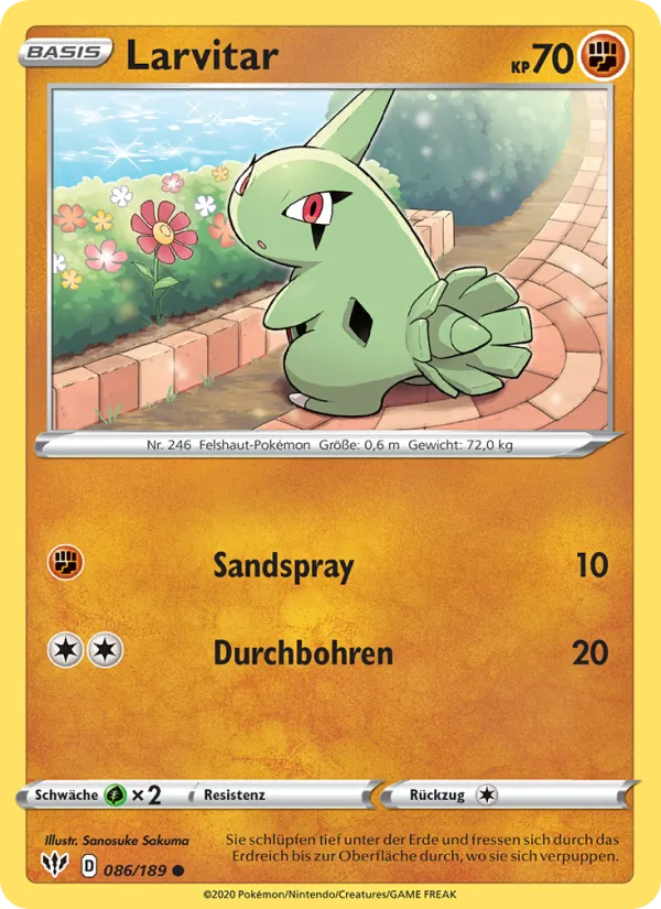 Larvitar Flammende Finsternis 86/189