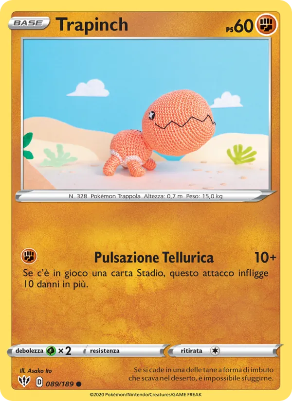 Trapinch Fiamme Oscure 89/189