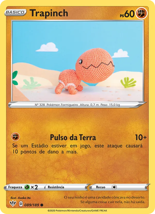 Trapinch Escuridão Incandescente 89/189
