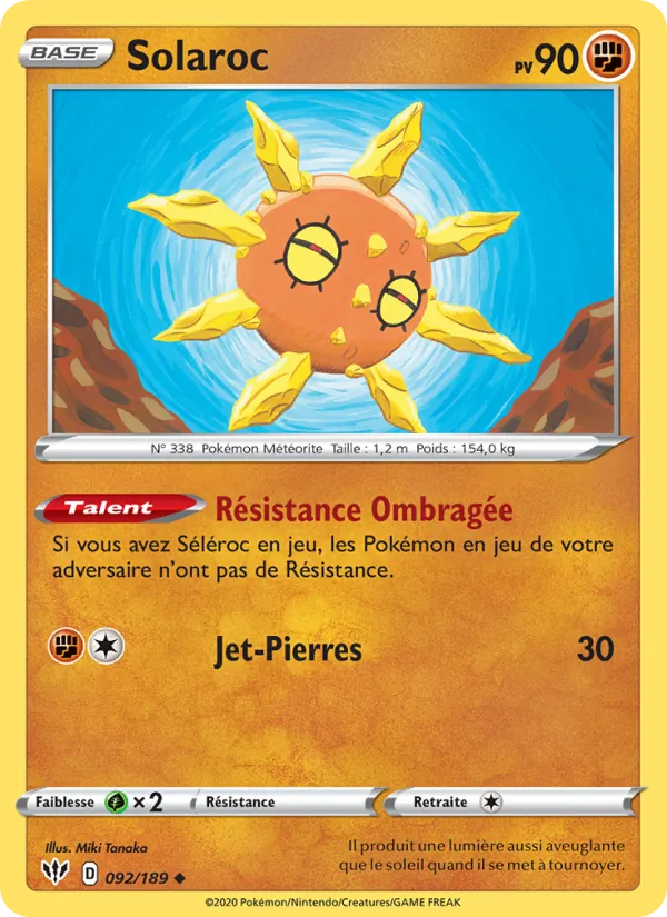 Solaroc Ténèbres Embrasées 92/189