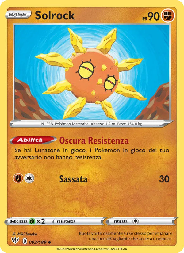 Solrock Fiamme Oscure 92/189