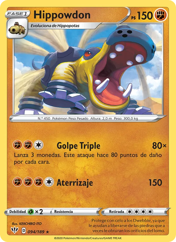 Hippowdon Oscuridad Incandescente 94/189