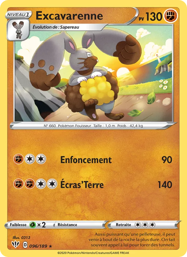 Excavarenne Ténèbres Embrasées 96/189