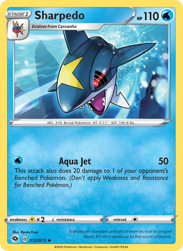 Sharpedo Champion's Path 12/73