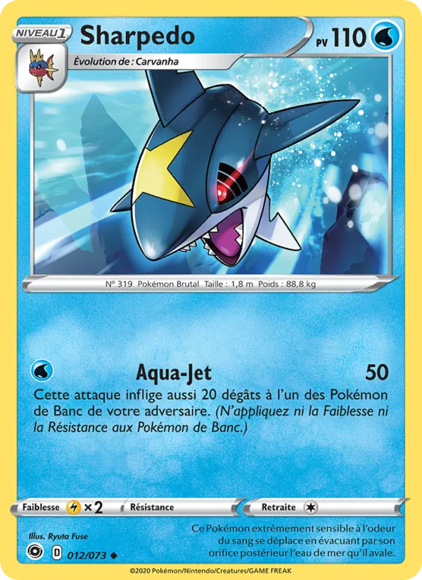 Sharpedo La Voie du Maître 12/73