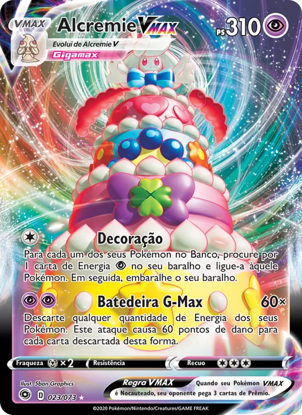 Alcremie VMAX Caminho do Campeão 23/73