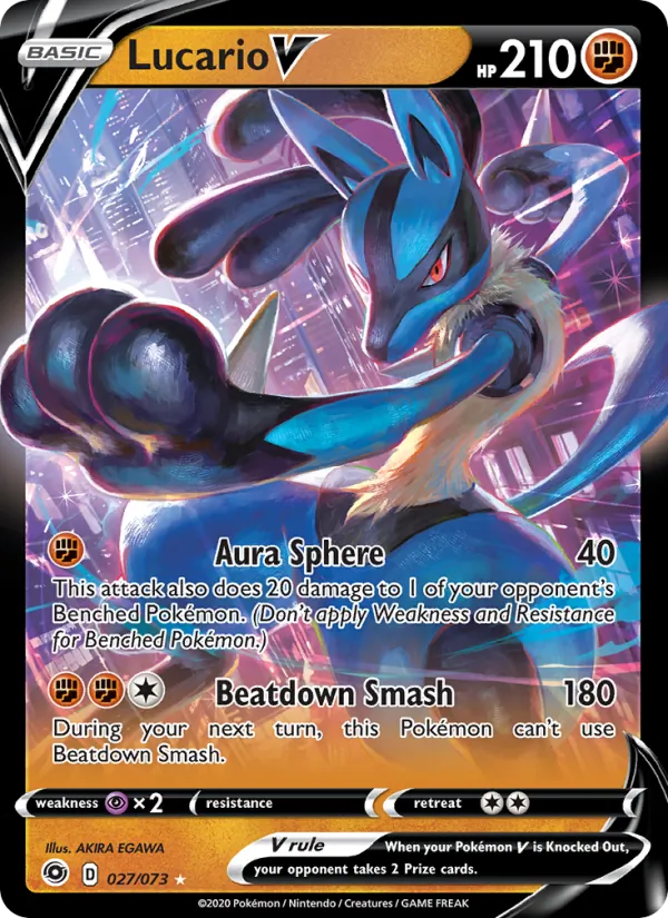 Lucario V Champion's Path 27/73