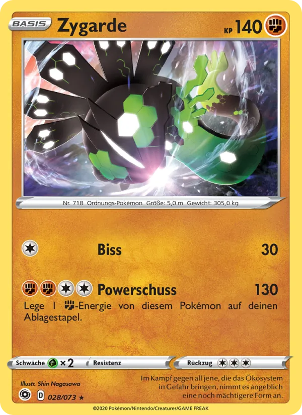 Zygarde Weg des Champs 28/73