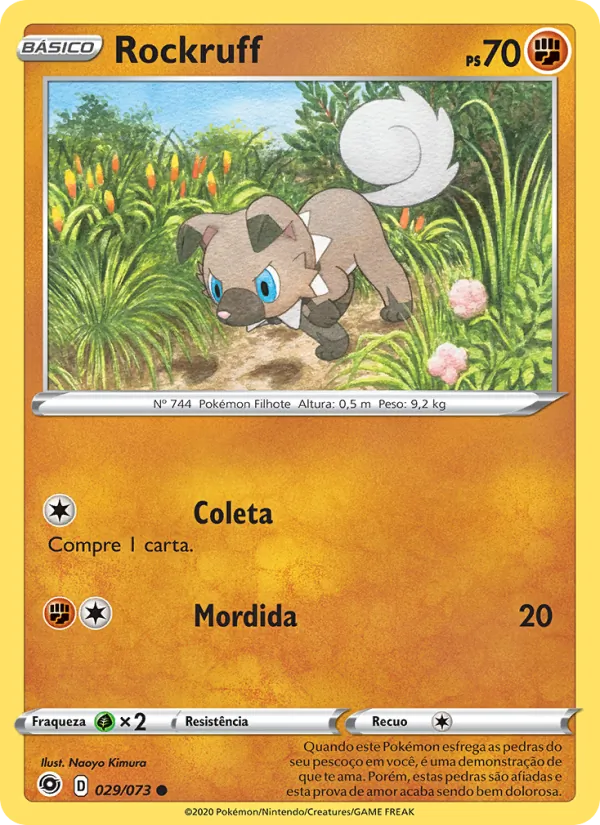 Rockruff Caminho do Campeão 29/73
