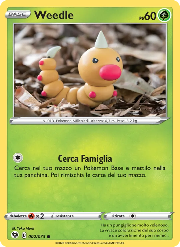 Weedle Futuri Campioni 2/73