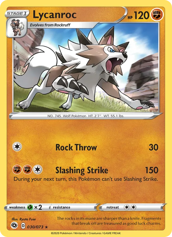 Lycanroc Champion's Path 30/73