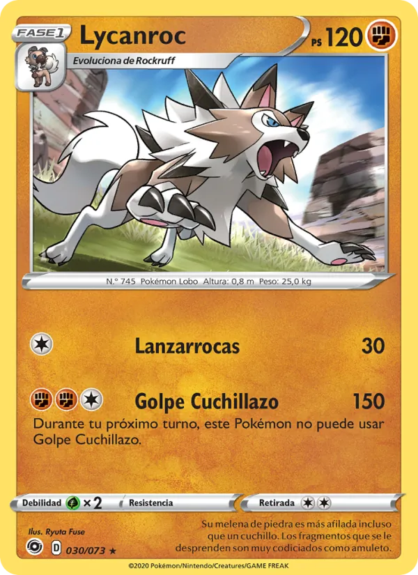 Lycanroc Camino de Campeones 30/73