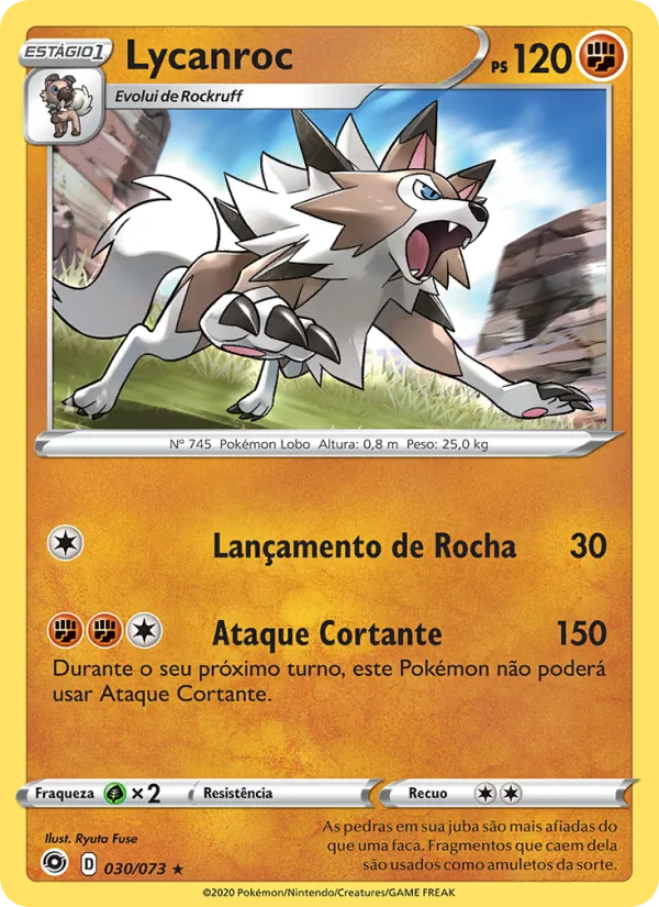 Lycanroc Caminho do Campeão 30/73