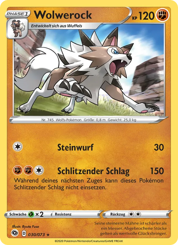 Wolwerock Weg des Champs 30/73