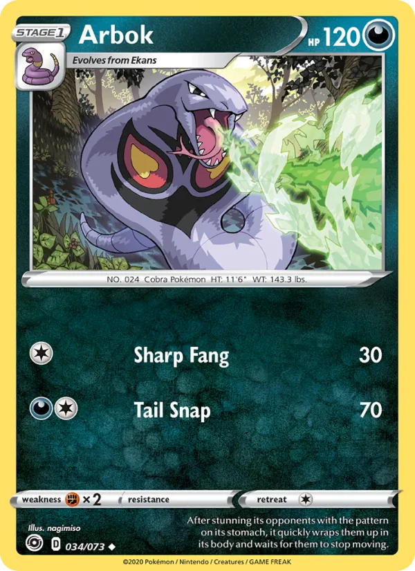 Arbok Champion's Path 34/73