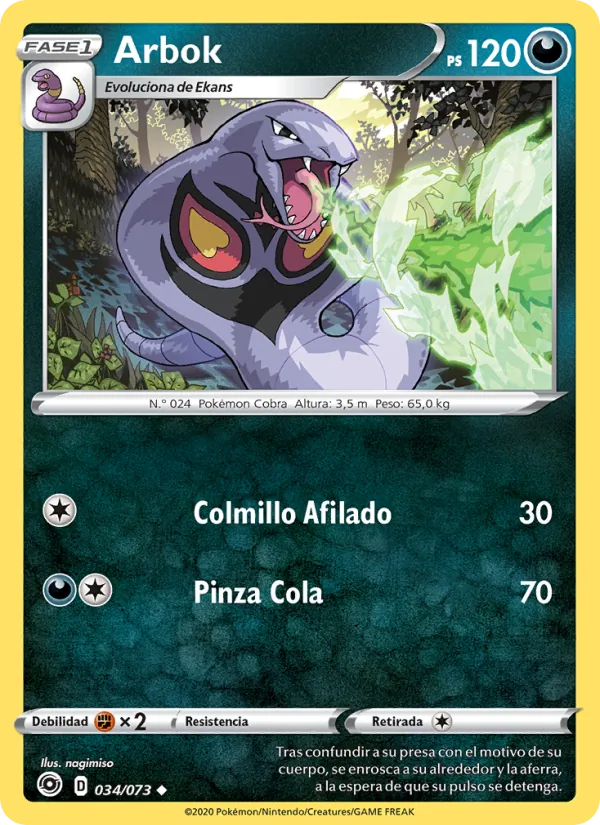 Arbok Camino de Campeones 34/73