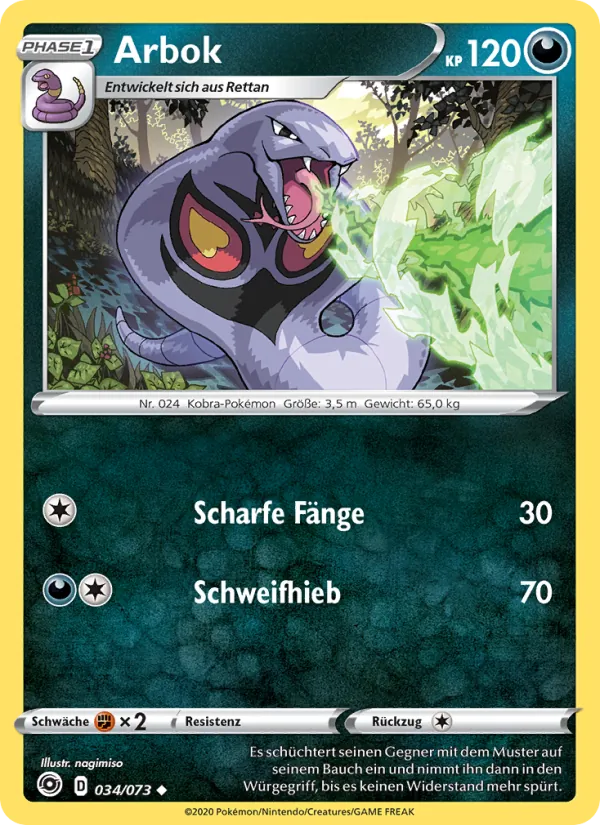 Arbok Weg des Champs 34/73