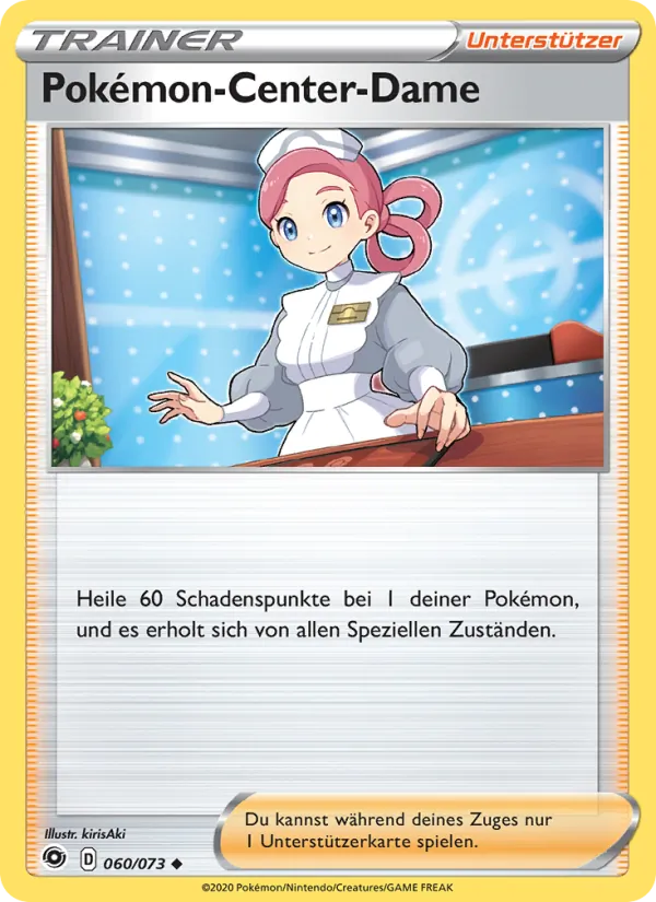 Pokémon-Center-Dame Weg des Champs 60/73