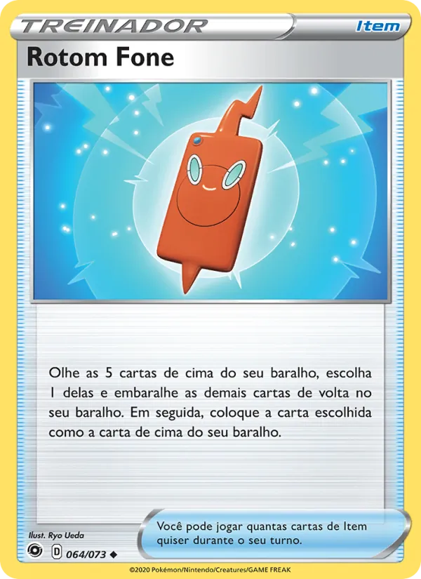 Rotom Fone Caminho do Campeão 64/73