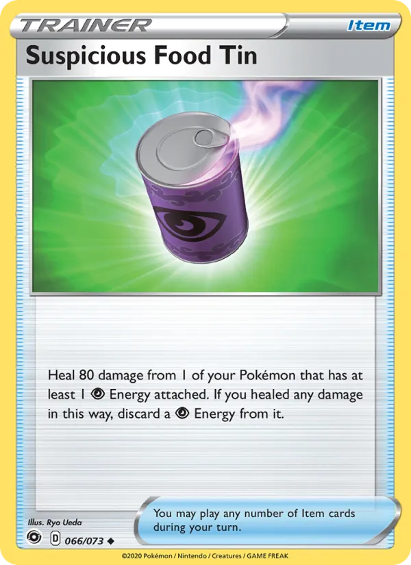 Suspicious Food Tin Champion's Path 66/73