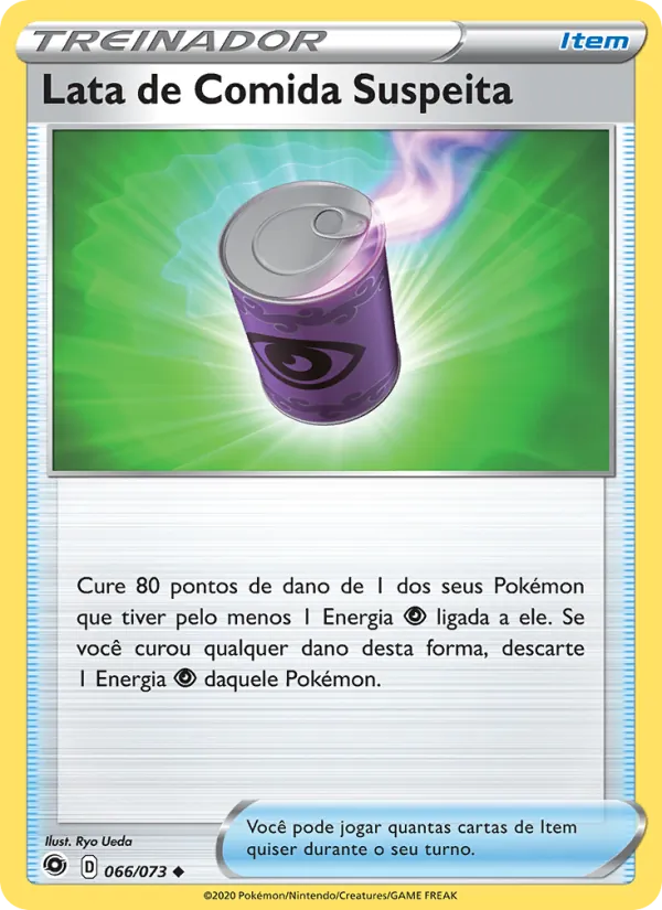 Lata de Comida Suspeita Caminho do Campeão 66/73