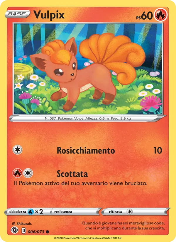Vulpix Futuri Campioni 6/73