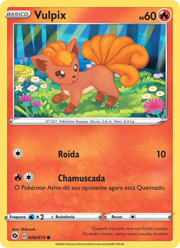 Vulpix Caminho do Campeão 6/73