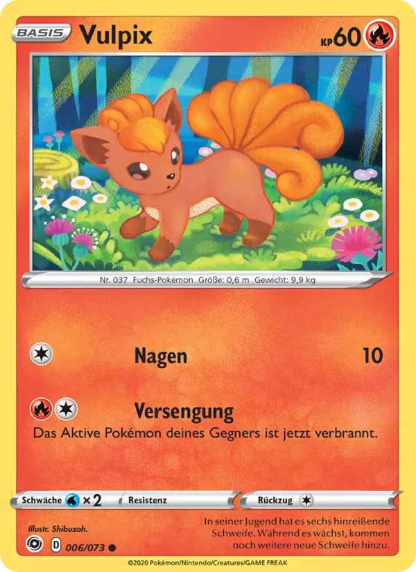 Vulpix Weg des Champs 6/73