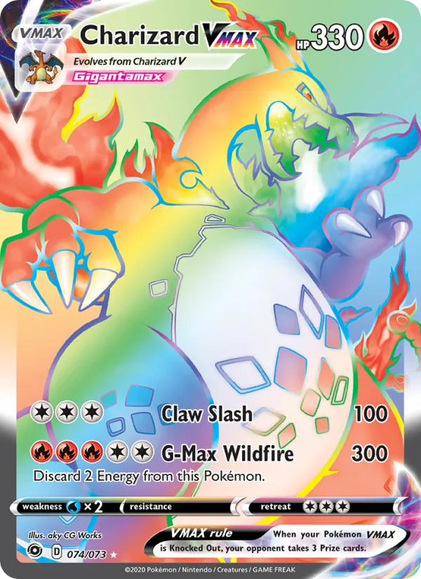 Charizard VMAX Champion's Path 74/73