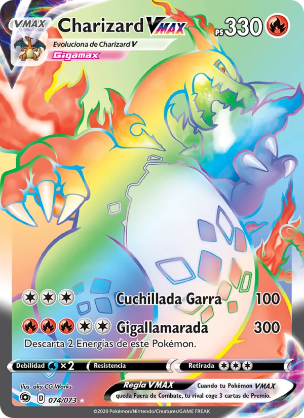Charizard VMAX Camino de Campeones 74/73